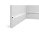 Плинтус Cosca 00-00084375 на стену и потолок полистирол белый 2000x12x12 мм 1 шт