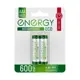 Аккумулятор Energy Eco NIMH-600-HR03/2B тип ААА 2 шт