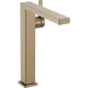 Смеситель для раковины Hansgrohe Tecturis 73070140 однорычажный высокий цвет бронза