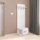 Комплект мебели для прихожей Сима-ленд Ника 65x210x43 см ЛДСП цвет белый