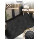Коврик icarpet Лабиринт с тиснением 150х200 см чёрный гранит 03 S