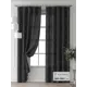 Комплект штор Comfy way Форнерс - 691 - 260 см CW709691260-260 на шторной ленте 260x150 см цвет черный