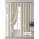 Комплект штор Comfy way Форнерс - 734 - 260 см CW709734260-260 на шторной ленте 260x150 см цвет бежевый