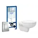 Комплект инсталляция и унитаз 3 в 1 инсталляция Grohe Rapid SL унитаз Enio Ekos и кнопка хром