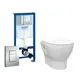 Комплект инсталляция и унитаз 3 в 1 инсталляция Grohe Rapid SL унитаз Enio Nativo и кнопка хром