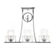 Светильник подвесной LUMINA DECO Bronx LDP 1234-3 CHR 3 лампы 9 м² цвет хром