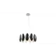 Светильник подвесной LUMINA DECO LDP 9016-350 BK Frascatti 4 лампы 32 м² цвет черный