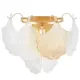 Настенный светильник Lumina deco Montina Ldw 7043-2 f.gd цвет белый/прозрачный/золотой/янтарный