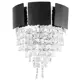 Настенный светильник Lumina deco Molina Ldw 7045-2 bk+chr цвет хром/черный