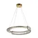 Светильник подвесной светодиодный Lumina deco 6026 Lmd_ldp_6026-600_gd нейтральный белый свет цвет хром/прозрачный