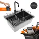 Мойка для кухни Glyph GL37050BD/W02-114B/W405B/W302644B/W4998-4-U 50x70 см глубина чаши 22 см нержавеющая сталь цвет графит