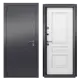 Входная дверь Torex Грата-4 левый 205x88см цвет графит/КТ белый