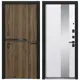 Входная дверь Foreman Verto 9 правый 205x86см цвет орех пекан шоколад/эмалит белый