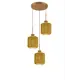 Светильник подвесной Lumina deco Alacosmo Ldp 6811-3 rd gd 3 лампы 8 м² цвет белый/золотой
