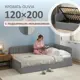 Кровать Romack Olivia 200x120 см подъемный механизм цвет графит
