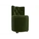 Пуф вельвет Лига диванов Саваж зеленый 52x77 см