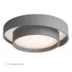 Светильник подвесной светодиодный Crystal lux Flor pl39w 4000k gr 13 м² нейтральный белый свет цвет серый