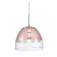 Светильник подвесной Lumina deco Arteni Ldp 1214 r.gd 1 лампа 2 м² цвет прозрачный/розовое золото
