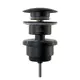 Донный клапан для раковины Elghansa WBT-227-Black 14 см ø40 клик-клак цвет черный матовый, черный