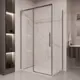 Душевой уголок Vincea Stella VSR-1ST прямоугольник 110x80см серый профиль эффект стекла прозрачный