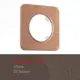 Рамка для розеток и выключателей Arte milano 502.07-1.brown 1 пост цвет коричневый