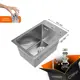 Мойка для кухни Glyph GL33045/W02-114 30x45 см глубина чаши 19 см нержавеющая сталь цвет сатин