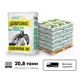Пескобетон ТМ Каменный цветок Добромес М300 цвет серый комплект 40кг x 520шт машиной без выгрузки