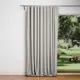 Штора на ленте Меланж 200x280 см цвет бежевый