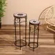 Подставка для цветочного горшка Сима-Ленд Подставка для цветов Старс набор 2 шт диаметр 25 и 20 см 9916677