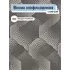 Обои флизелиновые Gomel-fox Бруно Еврокомфорт 1.06 м цвет темно-серый;бежевый (бруно 126018) ЦБ-00001264