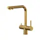 Смеситель Reflexion Lago RX9903GD для кухни с подключением к фильтру брашированное золото