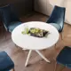 Стол кухонный ТриЯ Diamond 90x75 см ЛДСП цвет белый