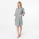 Халат вафельный женский «Экономь и Я» 4362715 цвет серый размер 42-44