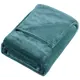 Плед Inspire Flandria 200x220 см микрофибра цвет бирюзовый Emerald 1