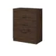 Комод Alsav Tower Брауни 4 ящика 80.9х45х101.2 см ЛДСП цвет коричневый