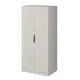 Шкаф распашной Alsav Home Tower-s Ivory с 2 дверями и полками 80x176.1x54.8 см ЛДСП цвет бежевый