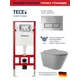 Комплект инсталляция и унитаз: инсталляция TECEspring S955201CV2130 с прямоугольными кнопками хром унитаз ADT Vortex Торнадо Soft-Close конус