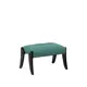 Пуф / подставка для ног велюр Leset Спринг венге/зелёный 59.5x37.5 см