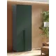 Шкаф распашной Сима-ленд Норд с 2 дверями 80x51x223 см ЛДСП цвет изумруд/графит