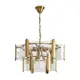Люстра подвесная Freya Lumiere Fr5516pl-09bs 9 ламп 24 м² цвет латунь