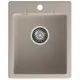Мойка для кухни Granfest 49x40 см глубина чаши 18 см искусственный камень цвет песочный