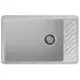 Мойка для кухни Granfest 47.6x75.3 см глубина чаши 17.8 см искусственный камень цвет серый