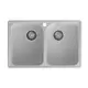 Мойка для кухни Granfest 15 серый 47.8x73.7 см глубина чаши 18 см искусственный камень цвет серый