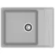 Мойка для кухни Granfest LV-660L серый 50x66 см глубина чаши 20 см искусственный камень цвет серый
