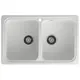Мойка для кухни Granfest 50x78.6 см глубина чаши 20 см искусственный камень цвет белый