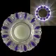 Светильник точечный встраиваемый Reluce 42112-9.0-001pl mr16+led3w cl-pp+mix под отверстие 60 мм GU5.3 цвет прозрачный/фиолетовый