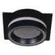 Светильник точечный встраиваемый Reluce 53003-9.0-001ld gx53 bk под отверстие 90 мм GX53 цвет белый/черный