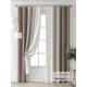 Комплект штор Comfy way Форнерс - 971 - 240 см CW709971240-240 на шторной ленте 240x150 см цвет бежевый