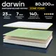 Матрас Darwin Zone foam 80x200x23 см беспружинный 1-спальный