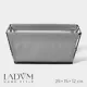 Корзина Ladom 15x12x25 см пластик цвет серый